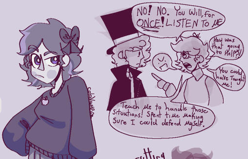 Flora Angst Scribbles